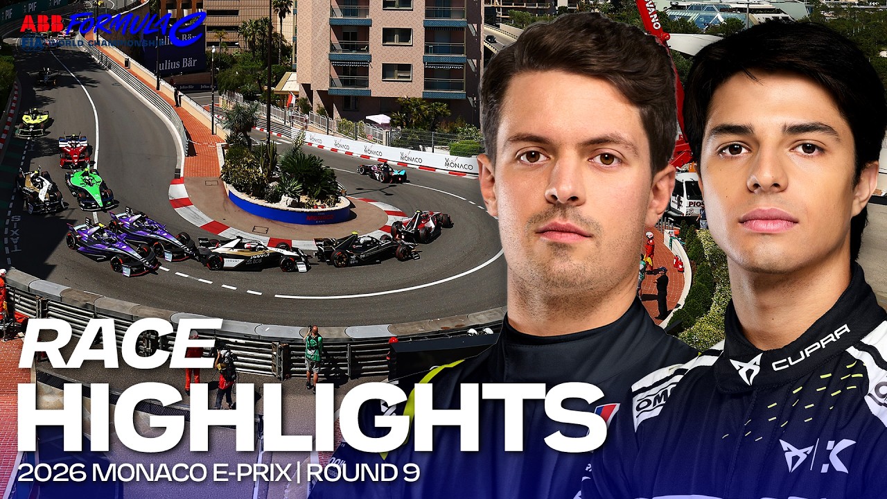 Race Highlights | 2026 Monaco E-Prix Round 9 | Formula E