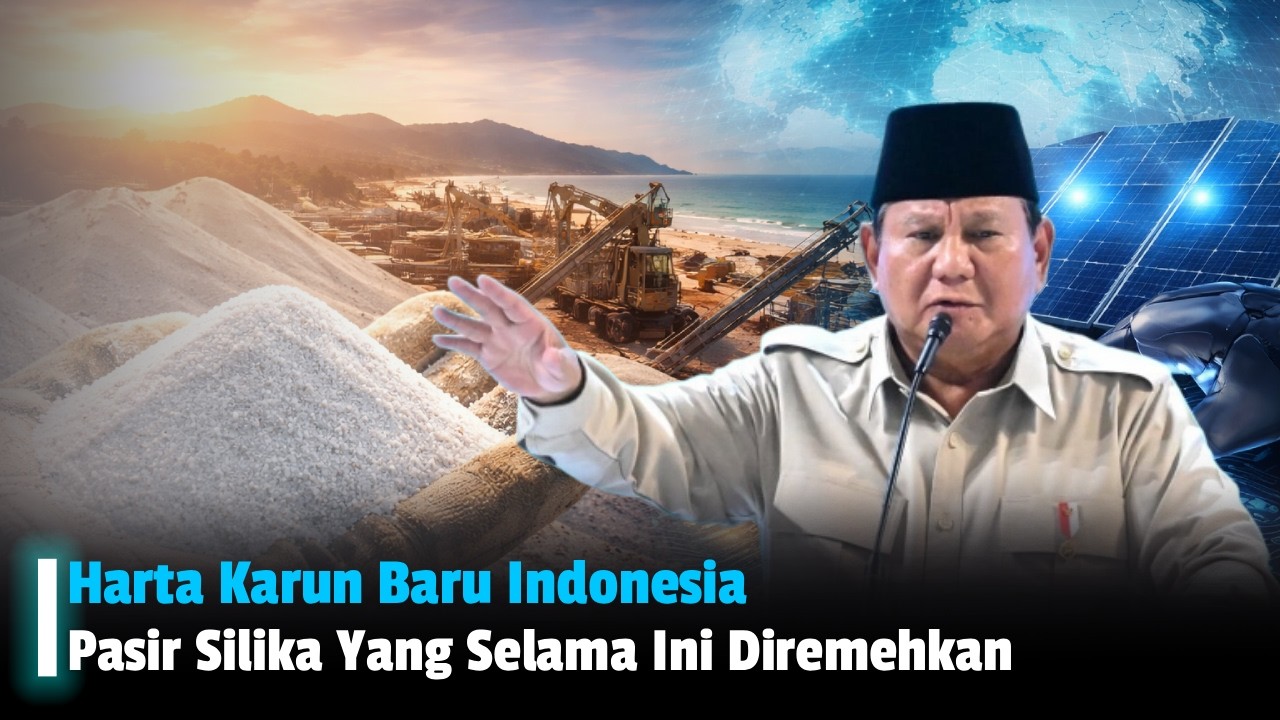 Bukan Nikel, Bukan Emas: Pasir Indonesia Ini Bisa Mengubah Peta Industri Dunia