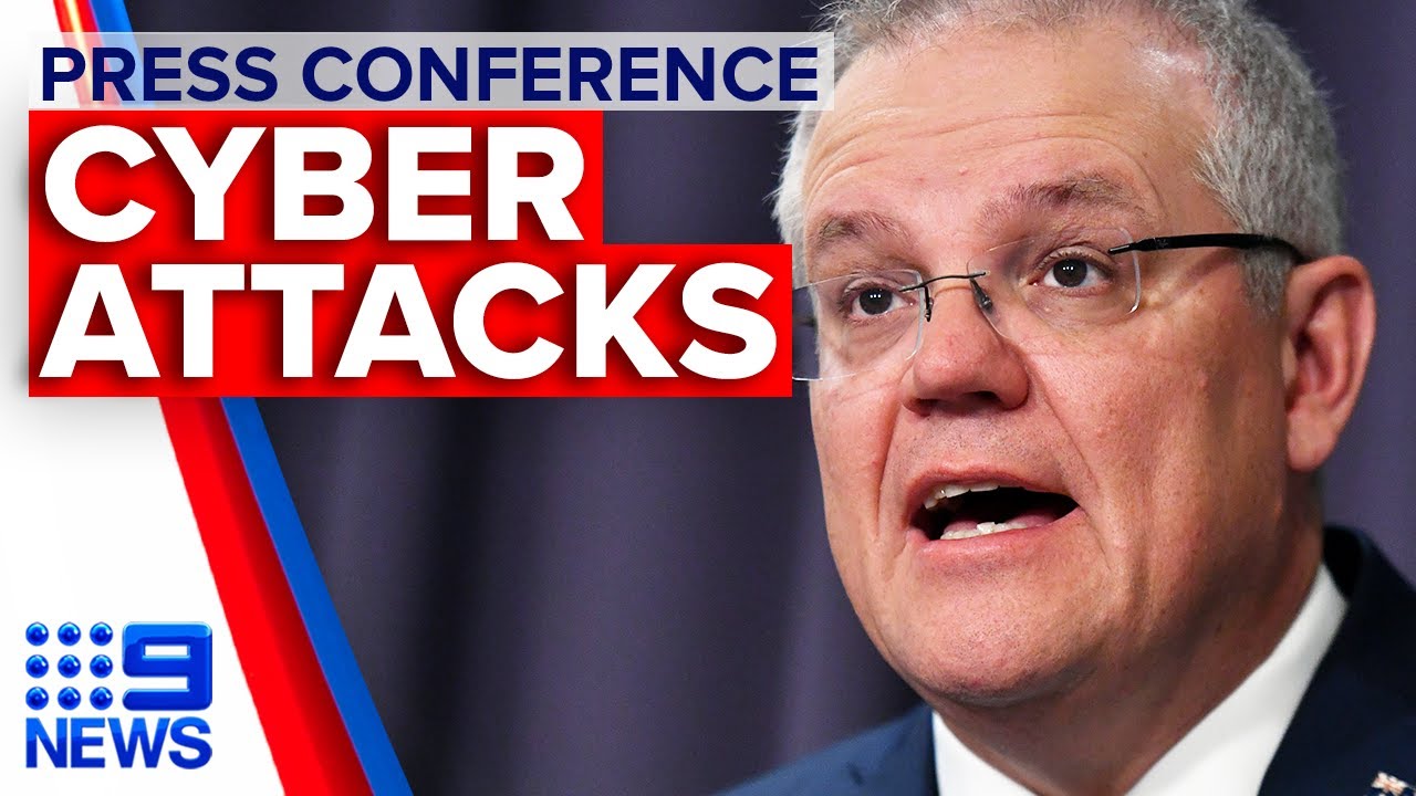 Cyber attacks on Australia by 'sophisticated State-based actor' | 9 News Australia