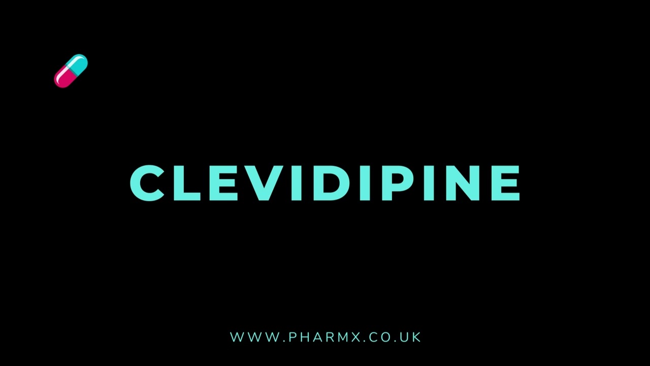 How to pronounce Clevidipine