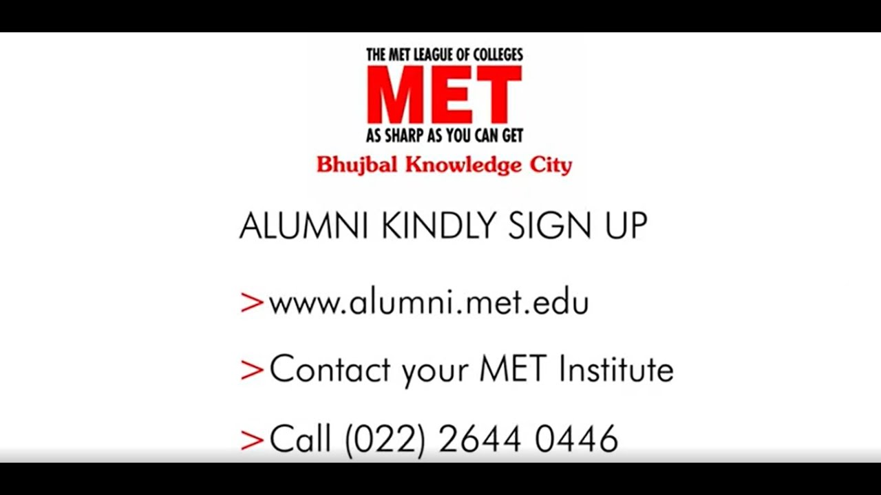 MET Alumni Connect | Mumbai Educational Trust