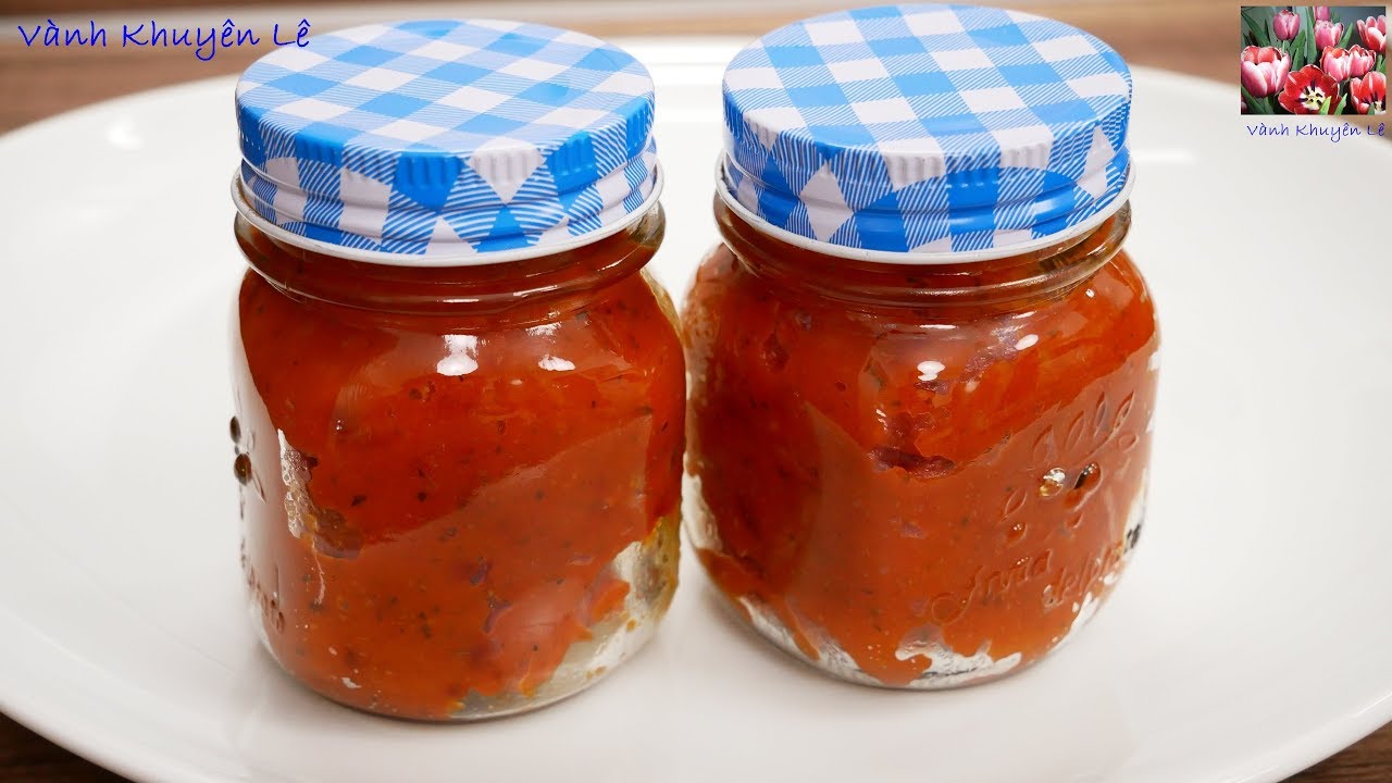 TƯƠNG CÀ CHUA - Cách làm Tương Cà cô đặc và cách Khử mùi nhà bếp, tomato paste by Vanh Khuyen