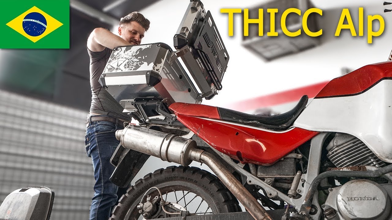Installing New Aluminium Top Case Made in Brazil (OMG It's so BIG!) - ep87