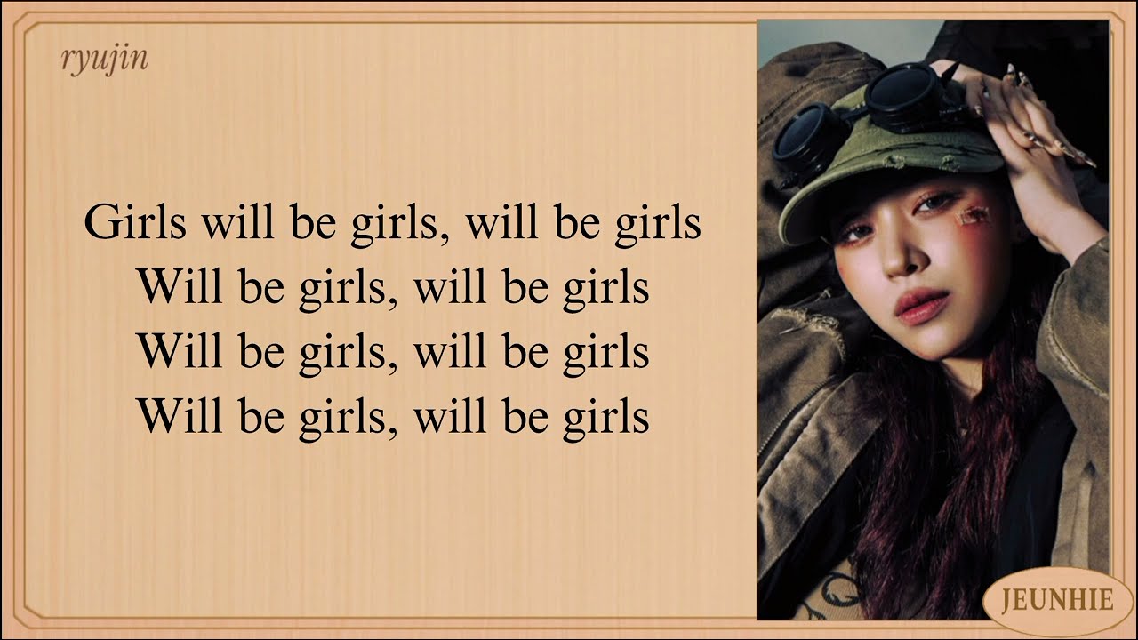 ITZY Girls Will Be Girls easy lyrics