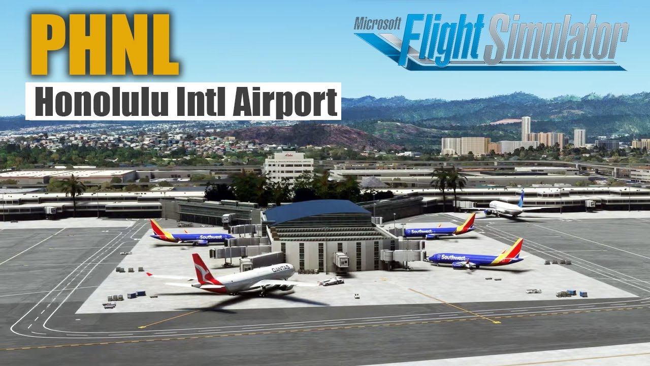PHNL Daniel K. Inouye, Honolulu Intl Airport | Oceania Series - Microsoft Flight Simulator
