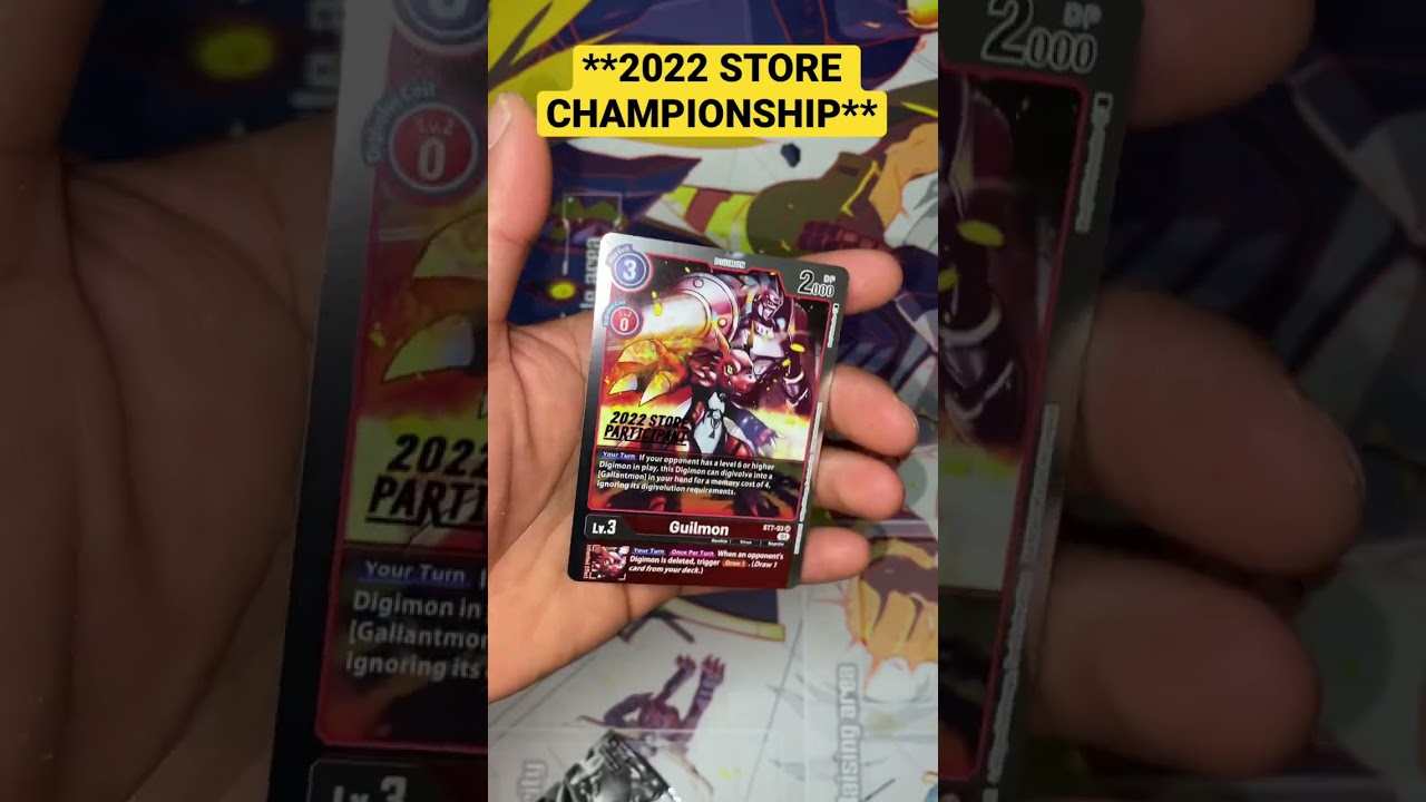 **2022 STORE CHAMPIONSHIP** Digimon Pack #877 #digimoncardgame