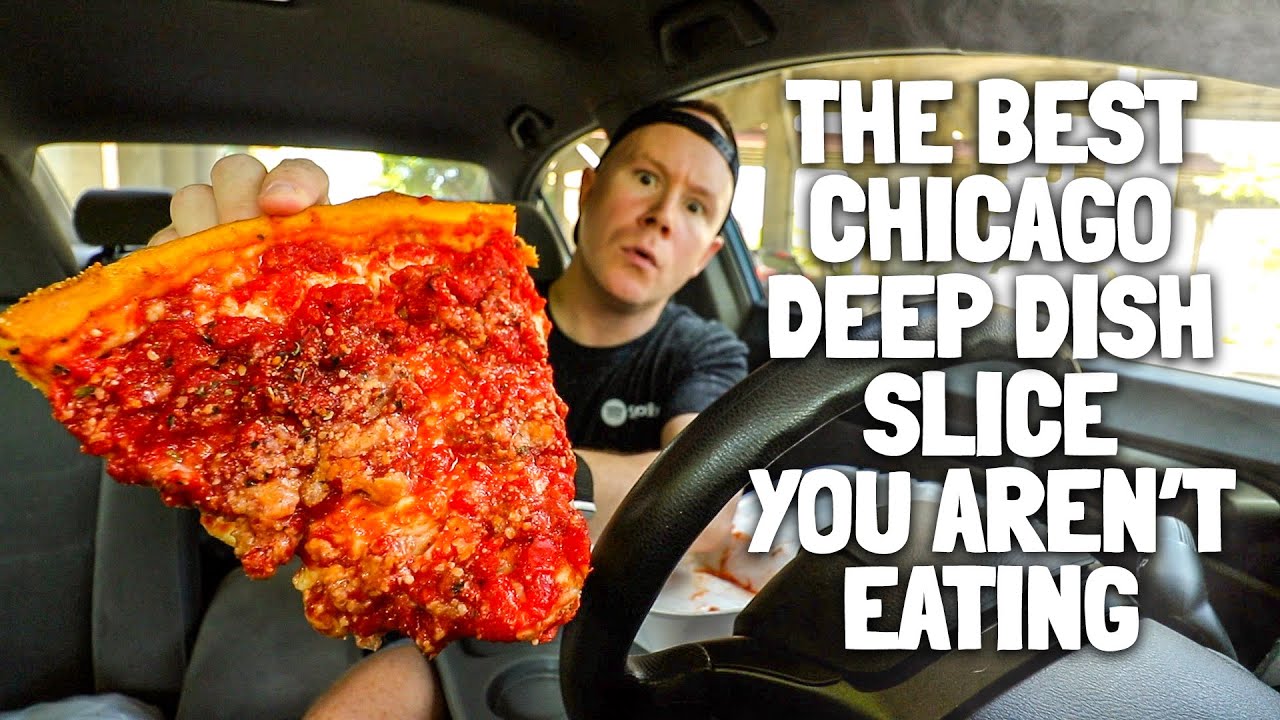 I'm obsessed with this Chicago deep dish pizza slice.