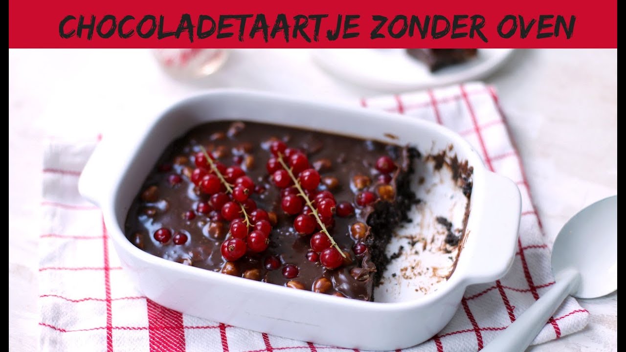 Chocoladetaartje zonder oven - LEKKER EN SIMPEL