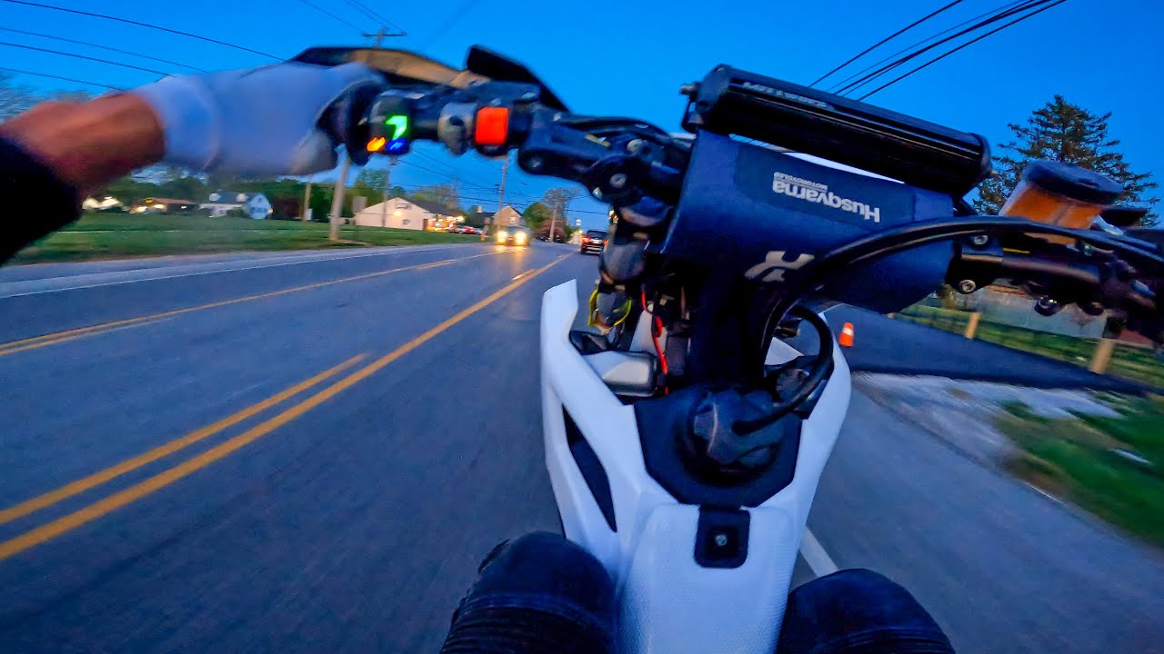 First Scrape on the Supermoto