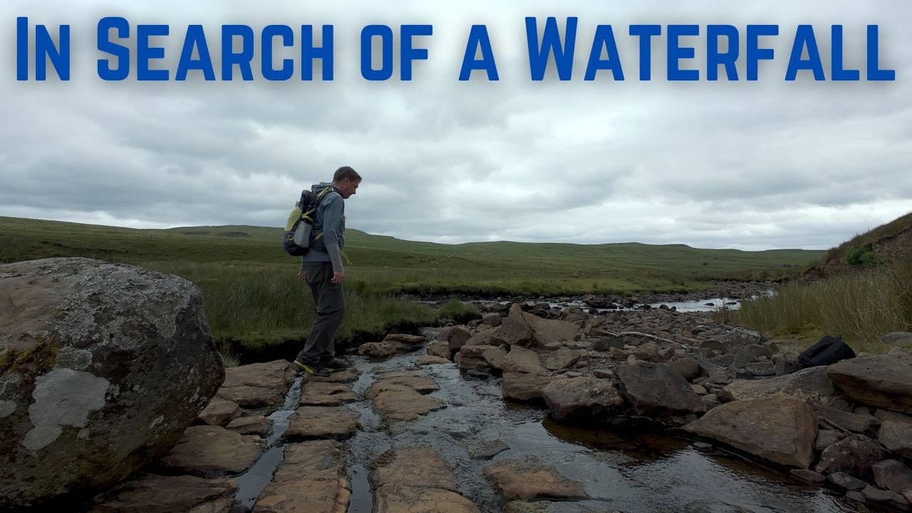 Alone on a river walk in the Brecon Beacons National Park