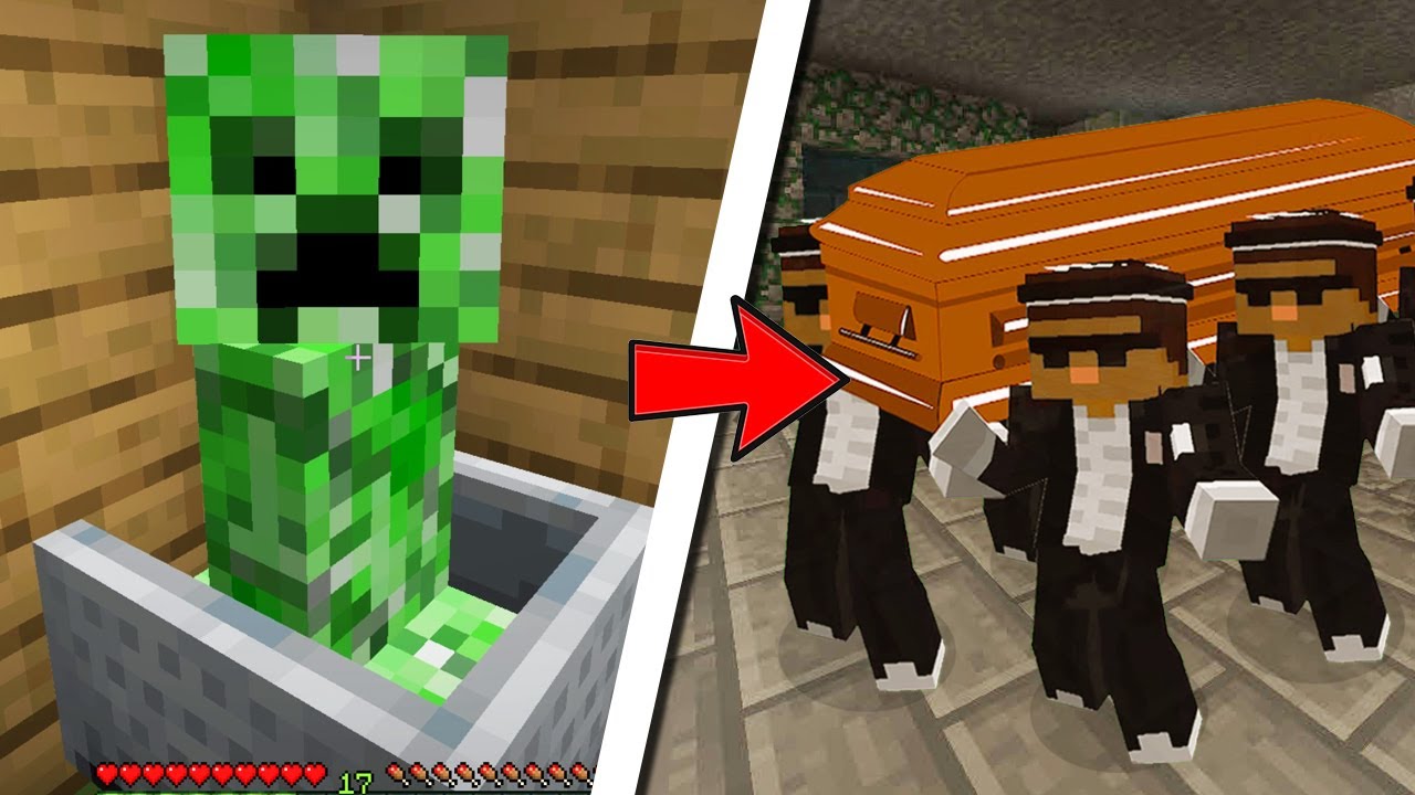 ASTRONOMIA COFFIN MINECRAFT MEME DANCE PART 5 CREEPER ATTACK