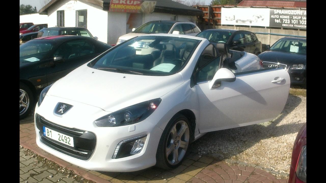 TAK BRZYDKI AŻ ŁADNY. PEUGEOT 308 CC. CAŁOROCZNE CABRIO. BOGATA OPCJA. CENA, ROK, STAN PRZEBIEG