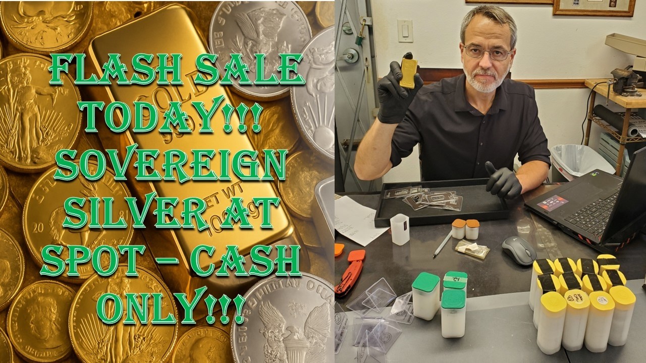 Tampa Gold BUYER HAS ANOTHER FLASH SALE - 2/21/26 - SOVEREIGN SILVER = $84.70 per oz IN SHOP ONLY!!!