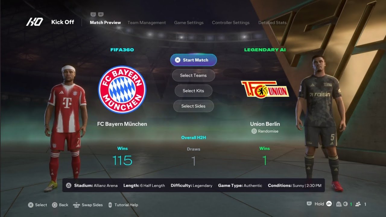 EA SPORTS FC 26 | Legendary | BUNDESLIGA | FC Bayern München v Union Berlin | Allianz Arena