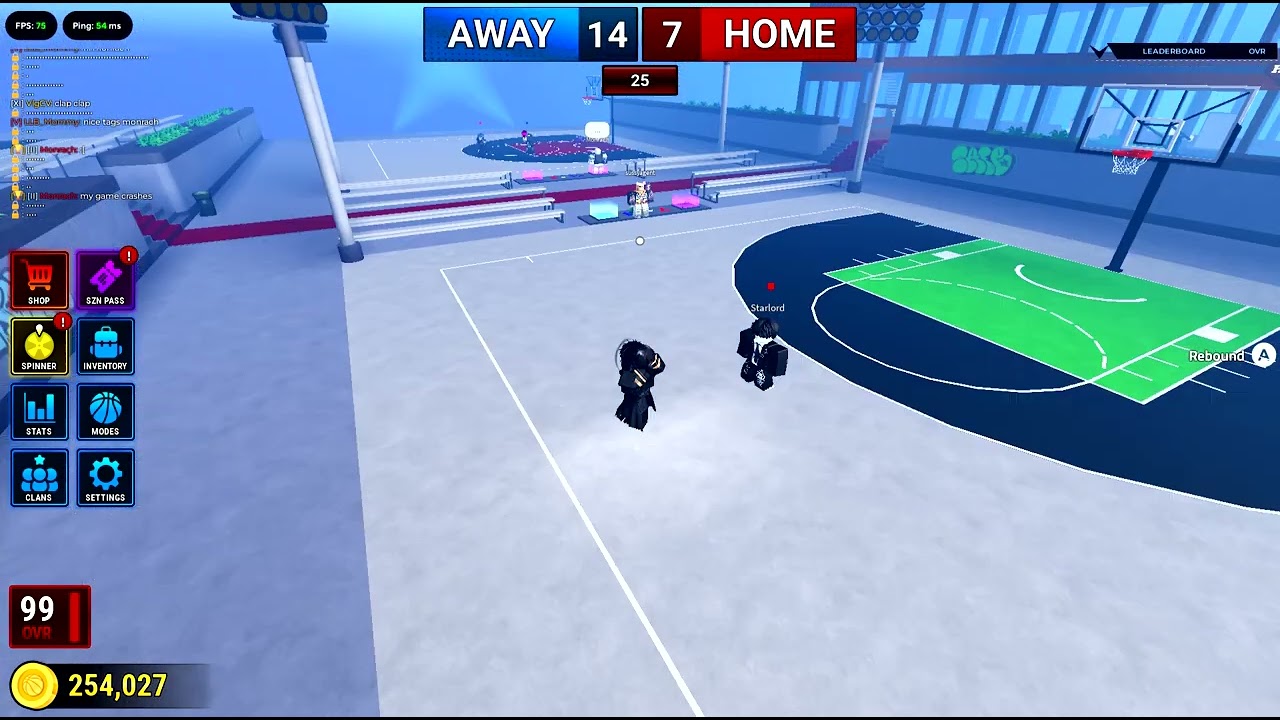 playing against cheats in basketball legends... | roblox