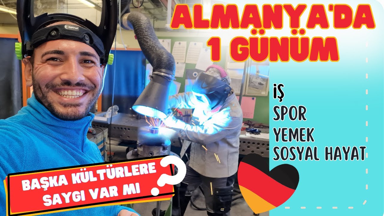 Almanya'da 1 günüm nasıl geçiyor - İŞ YERİ - ALMANYADA YAŞAM ( DOLU DOLU 1 VİDEO )