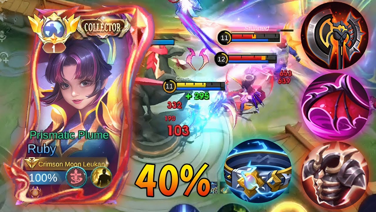 THE BEST BUILD FOR THE BEST SUSTAIN WITH RUBY!!✨✨BEST RUBY BUILD AND ROTATION 2025