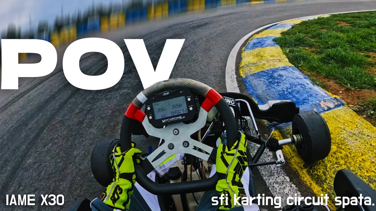 Driver POV At SFI Karting Circuit Spata | IAME X30 | GOPRO MAX2