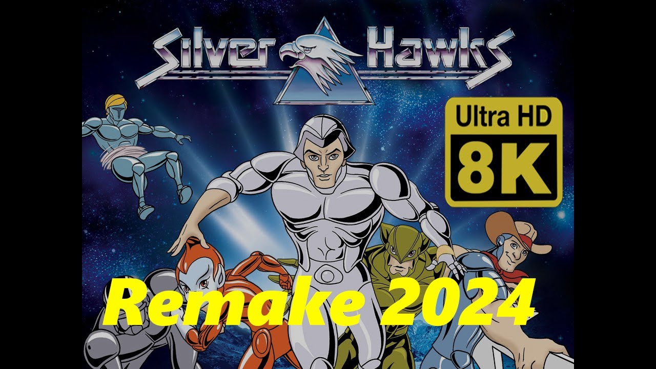 SilverHawks 1986 Intro 8k  Remake 2024 (Remastered with Neural Network AI)