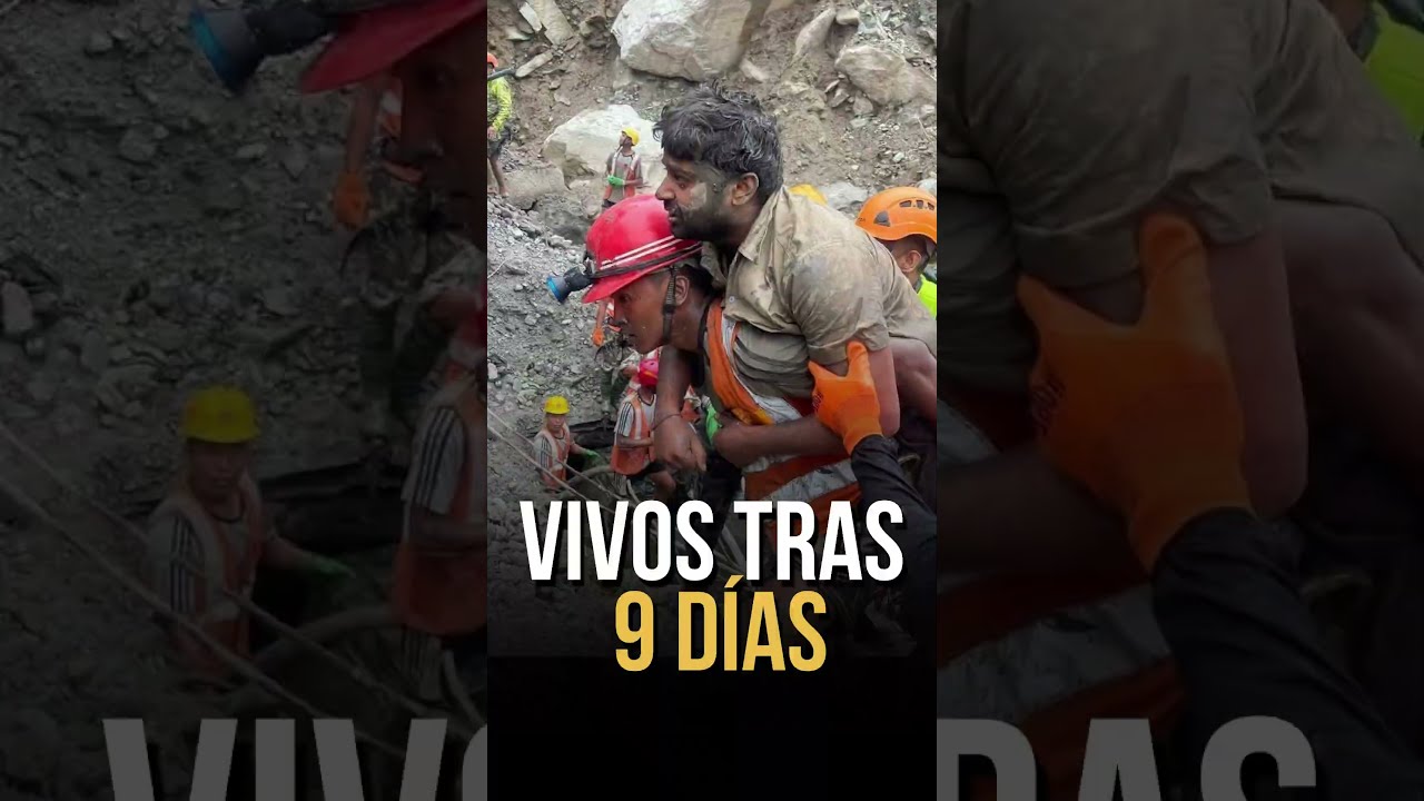 Dram&aacute;tico rescate en Nepal: hallan con vida a dos obreros en un t&uacute;nel