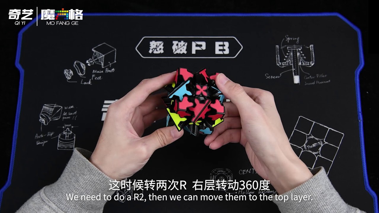 Gear sandwich cube tutorial