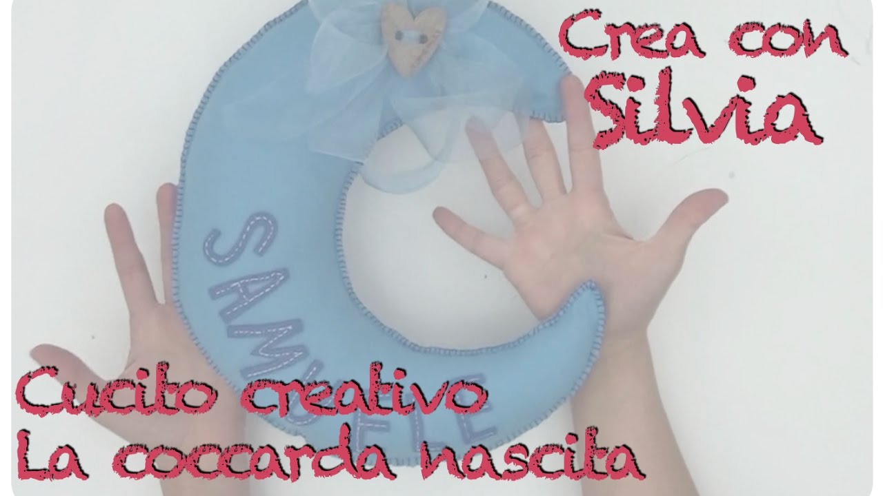 Tutorial: Coccarda nascita DIY