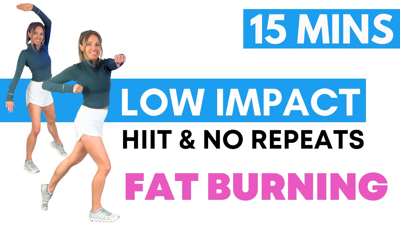 Weight Loss Exercises at Home with a 15 Minute Low Impact Fat Burning Routine
