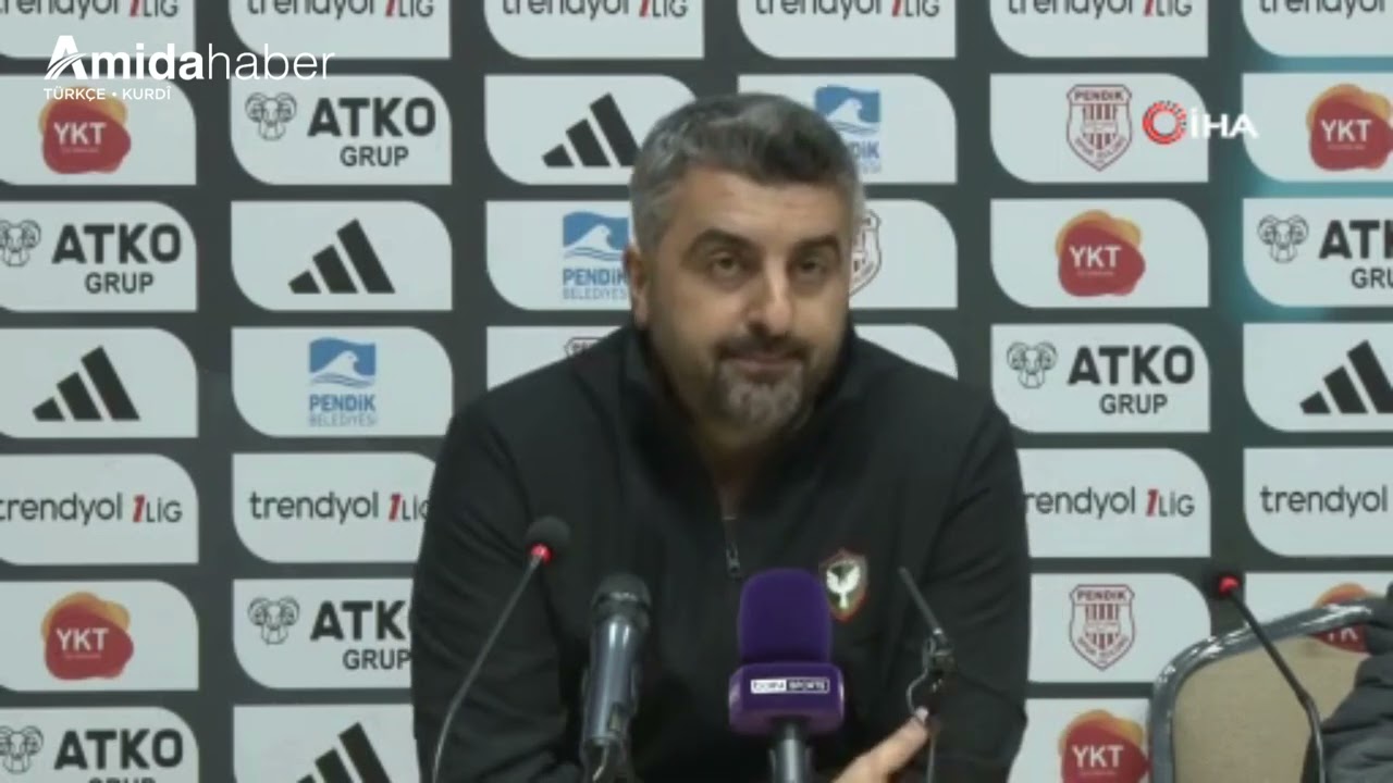 Amedspor Teknik Direktörü Kaloğlu: Şampiyonluk yolunda yürüyüşümüz devam ediyor