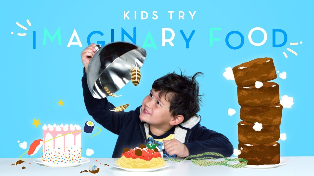Kids Try Imaginary Food | Kids Try | HiHo Kids