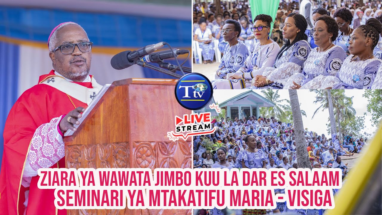 🔴LIVE:  ADHIMISHO LA MISA TAKATIFU , ZIARA YA WAWATA JIMBO KUU LA DAR | SEMINARI YA VISIGA