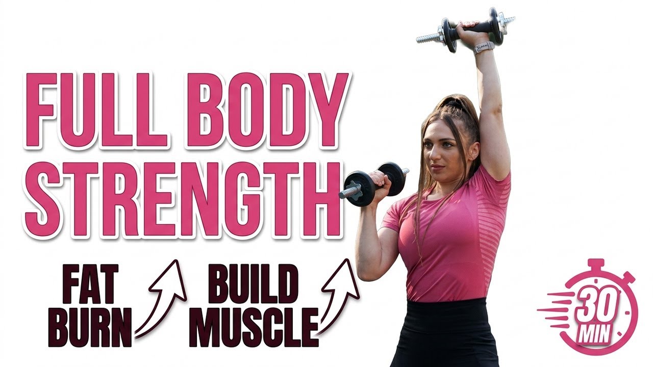 30 MIN FULL BODY STRENGTH at Home (Burn Fat, Build Muscle)