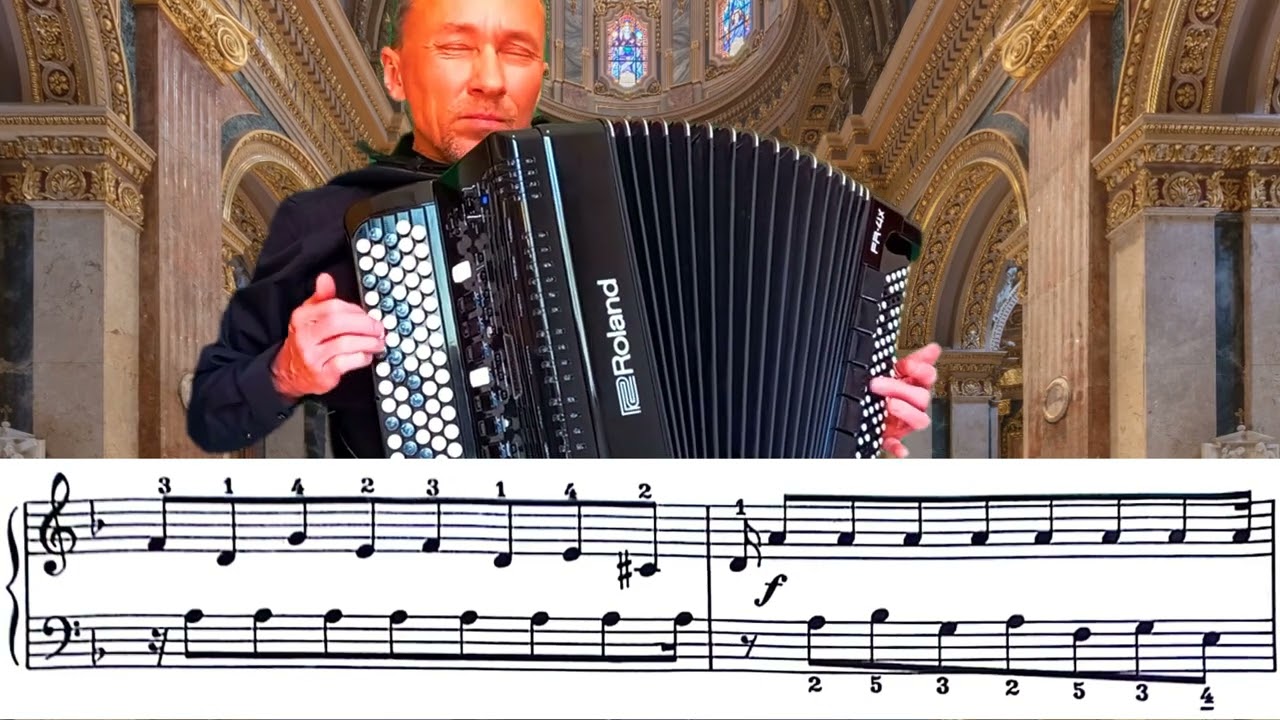 J.S. Bach Toccata in D Minor - accordion score