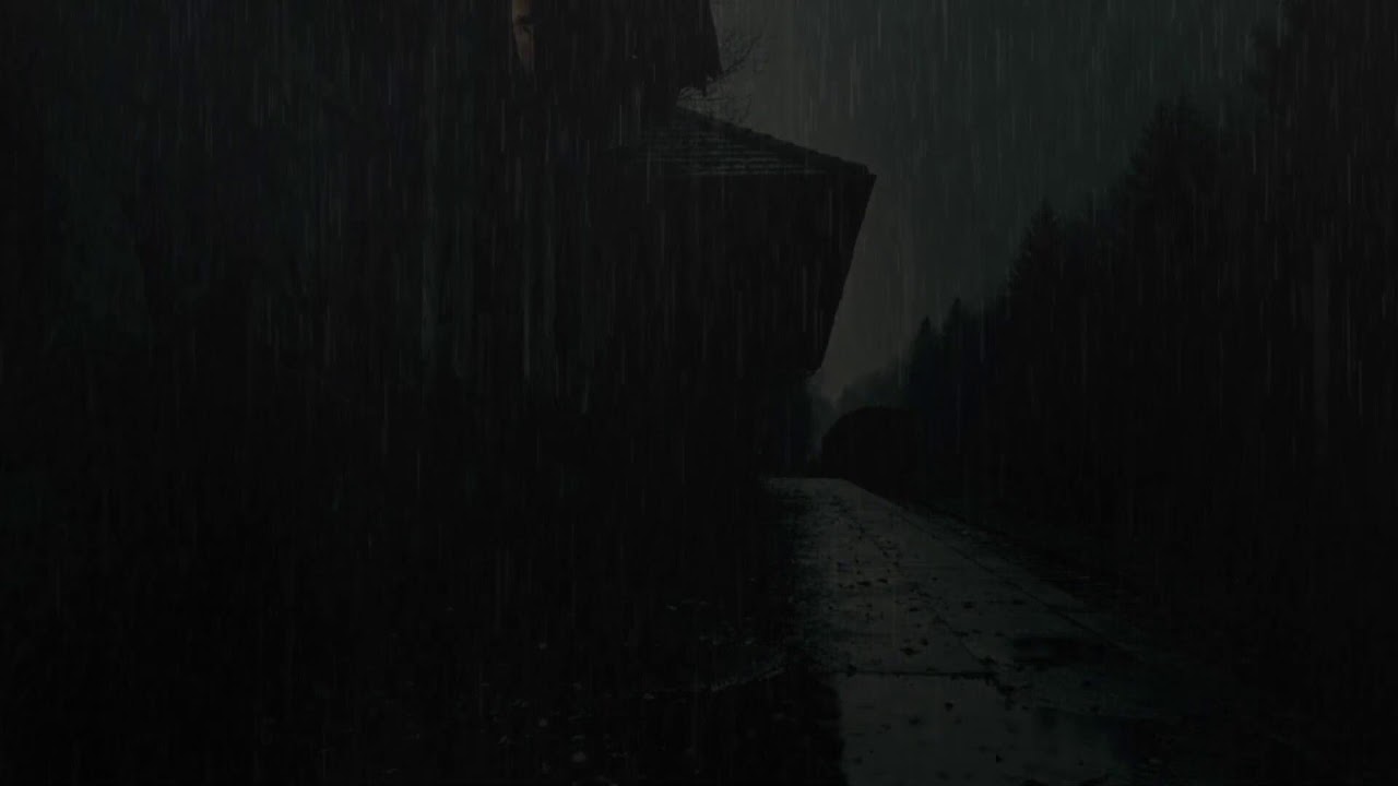 10 Hour Rainstorm for Sleeping | Black Screen No Music