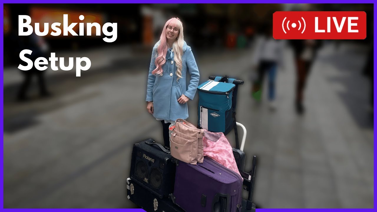 Busking Setup feat Samantha Edge