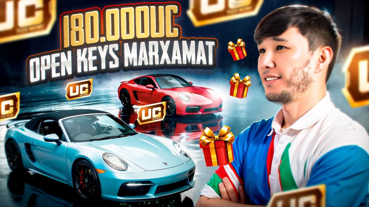 180.000UC OPEN KEYS TAYYORMSIZ PORSCHE OCHAMIZ ULTIMATDA GAZNI BERAMAN ➤ 🇺🇿🔥- PUBG MOBILE