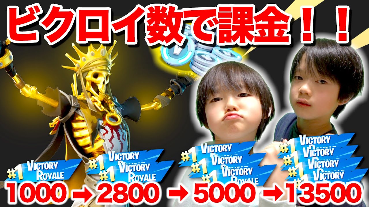 【フォートナイト】ビクロイ数で課金額がアップ！第2回ご褒美企画！！初心者が初スナイプww目指せ連続ビクロイ！ Fortniteゲーム実況【ロボットゲームズ】