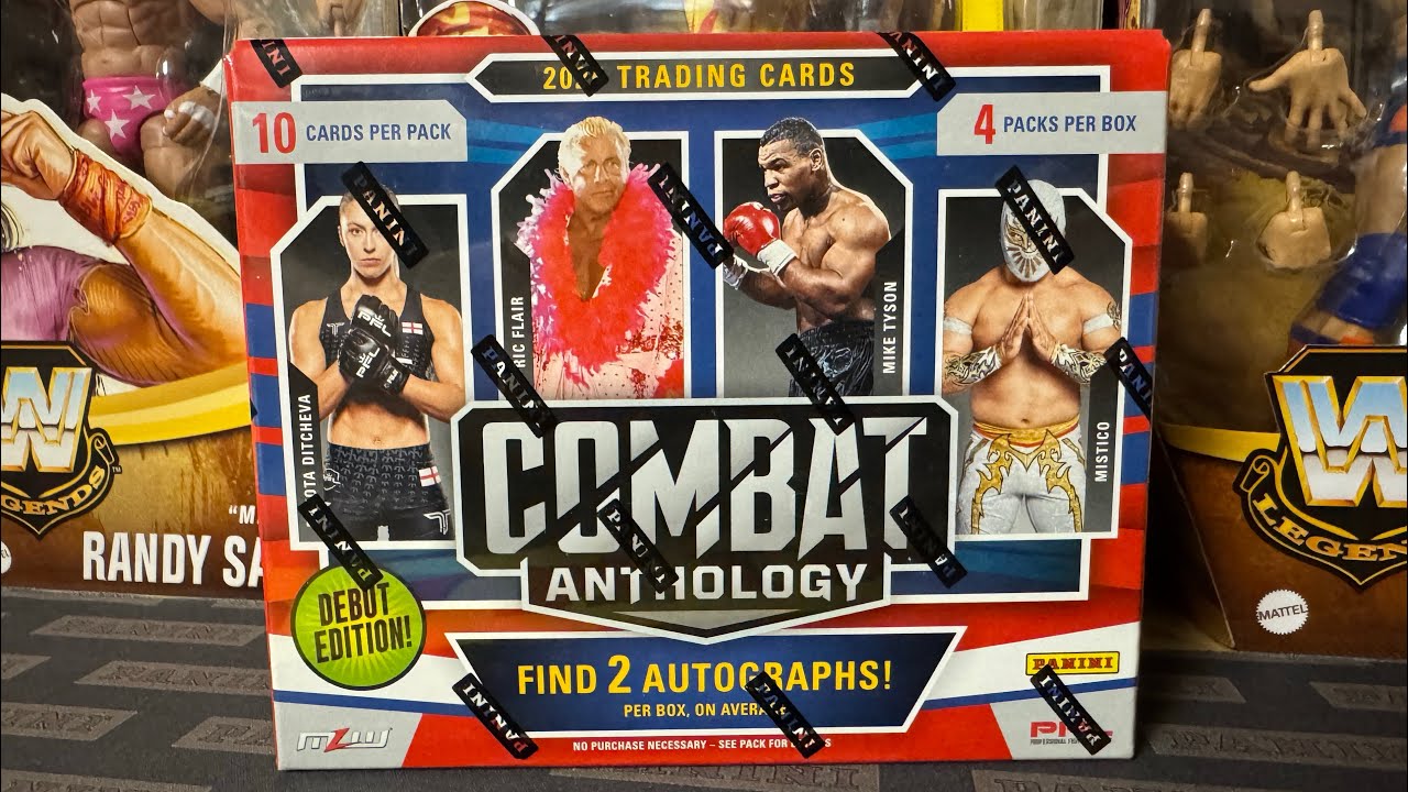 Открытие Hobby Box: дебютный выпуск Panini Combat Anthology 2025!