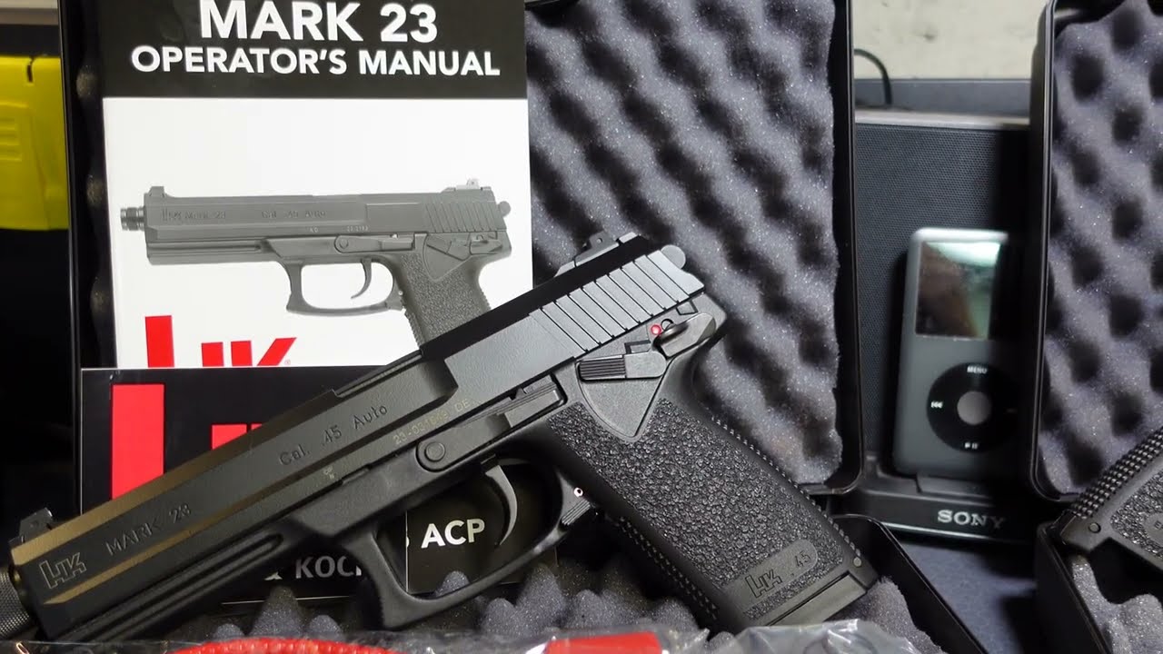 Пистолет H&K MK 23 Mod 0 SOCOM — тактический кирпичик