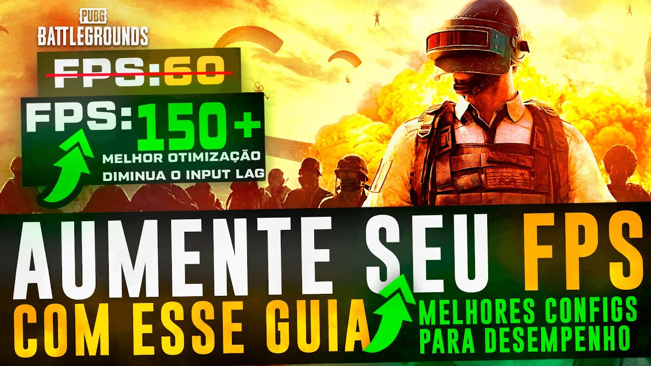 COMO AUMENTAR FPS NO PUBG E ACABAR COM TRAVADAS ! MELHORES CONFIGURAÇÕES PUBG PC FRACO 2022