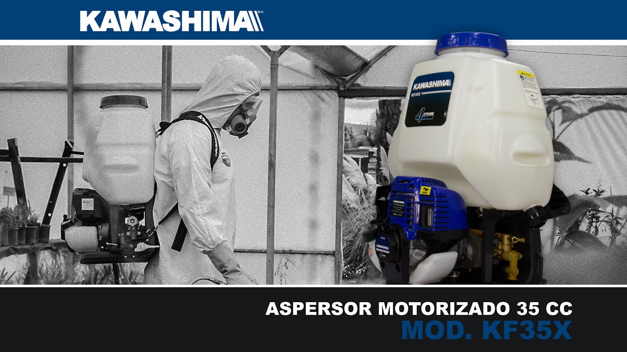 ASPERSOR MOTORIZADO KAWASHIMA 35CC / 4 TIEMPOS - MOD. KF35X