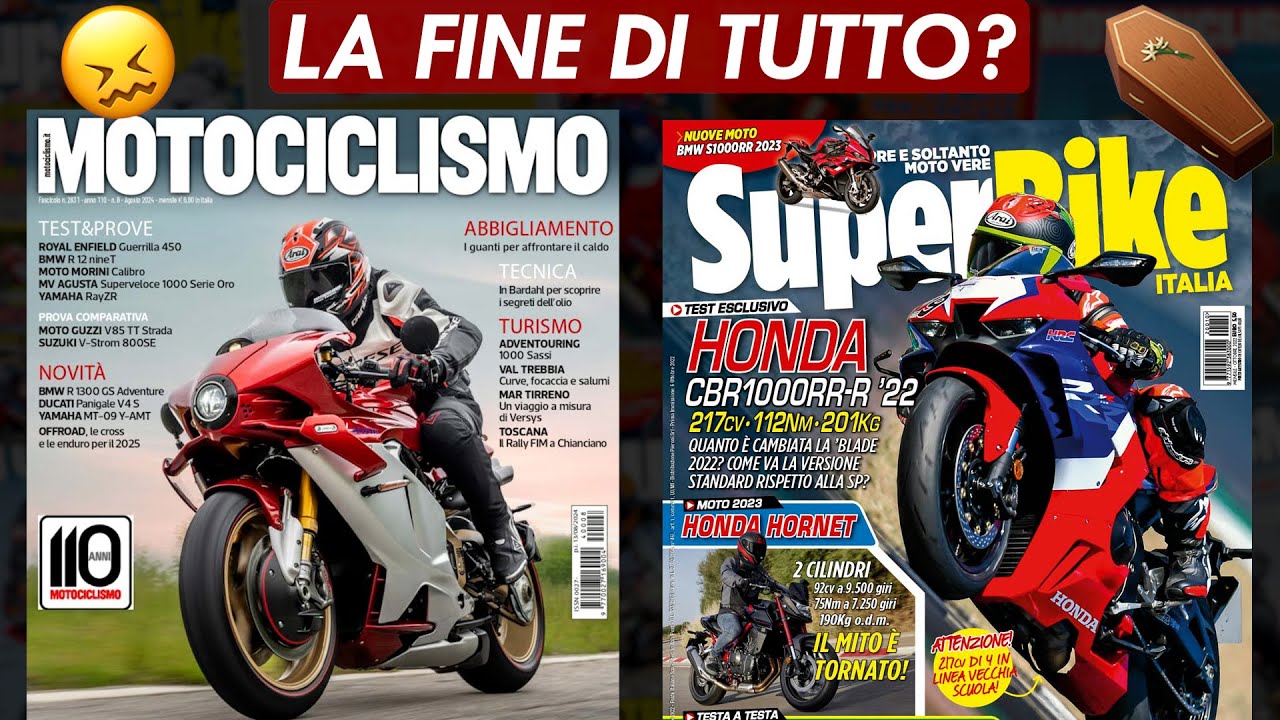 Niente sarà più come prima😣|L’importanza della carta stampata, la fine di Motociclismo e SuperBike