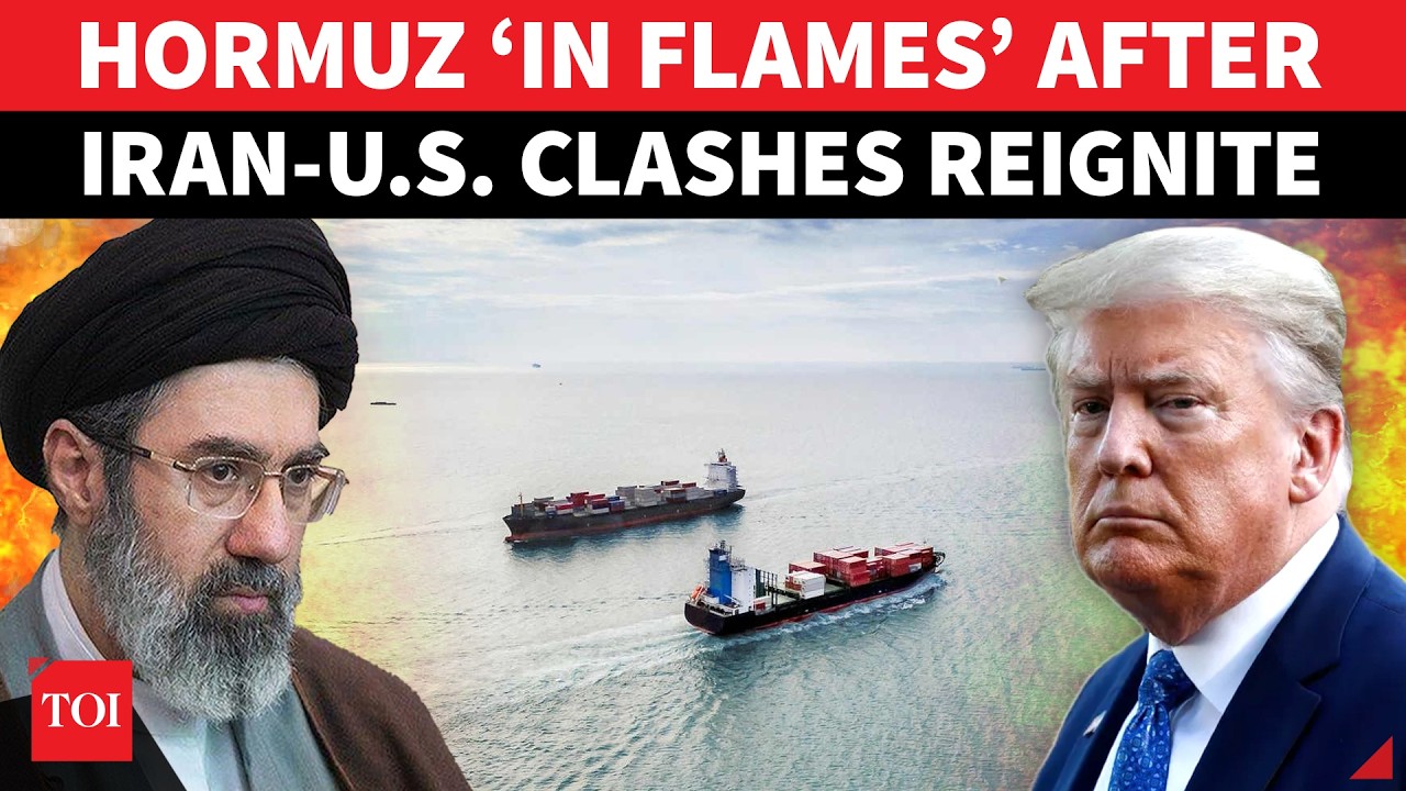 Hormuz &lsquo;ON FIRE&rsquo; After US, Iran Clashes Explode; World's Oil Lifeline &lsquo;Under Siege&rsquo; Again?