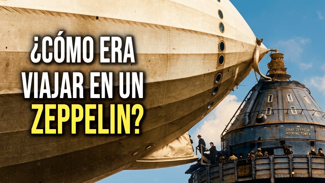 ¿Cómo era viajar en un zeppelin?
