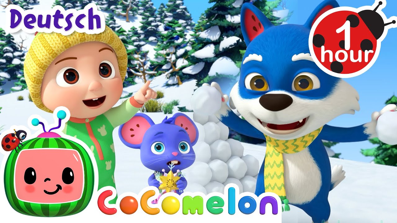 Schmückt den Saal 🎁 | CoComelon - JJ's Animal Time Deutsch | Cartoons und Kinderlieder