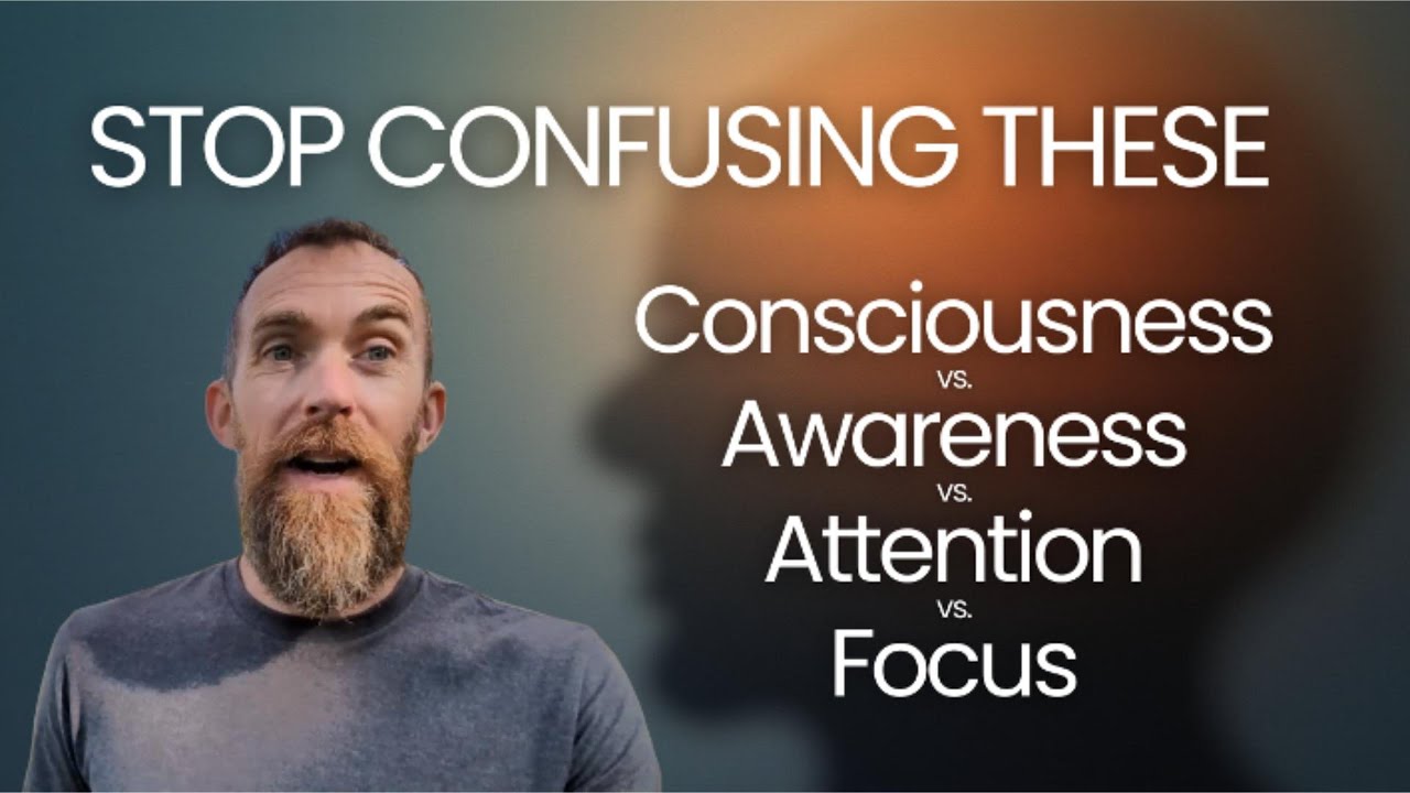 Consciousness vs Awareness vs Focus - Explained Simply!