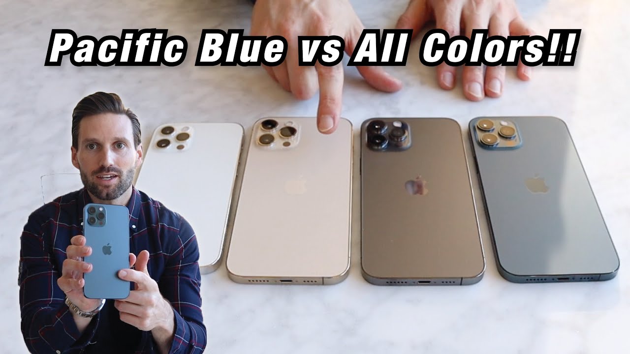 iPhone 12 Pro Max PACIFIC BLUE vs EVERY COLOR!! (Is this the BEST IPHONE 12 PRO COLOR??)