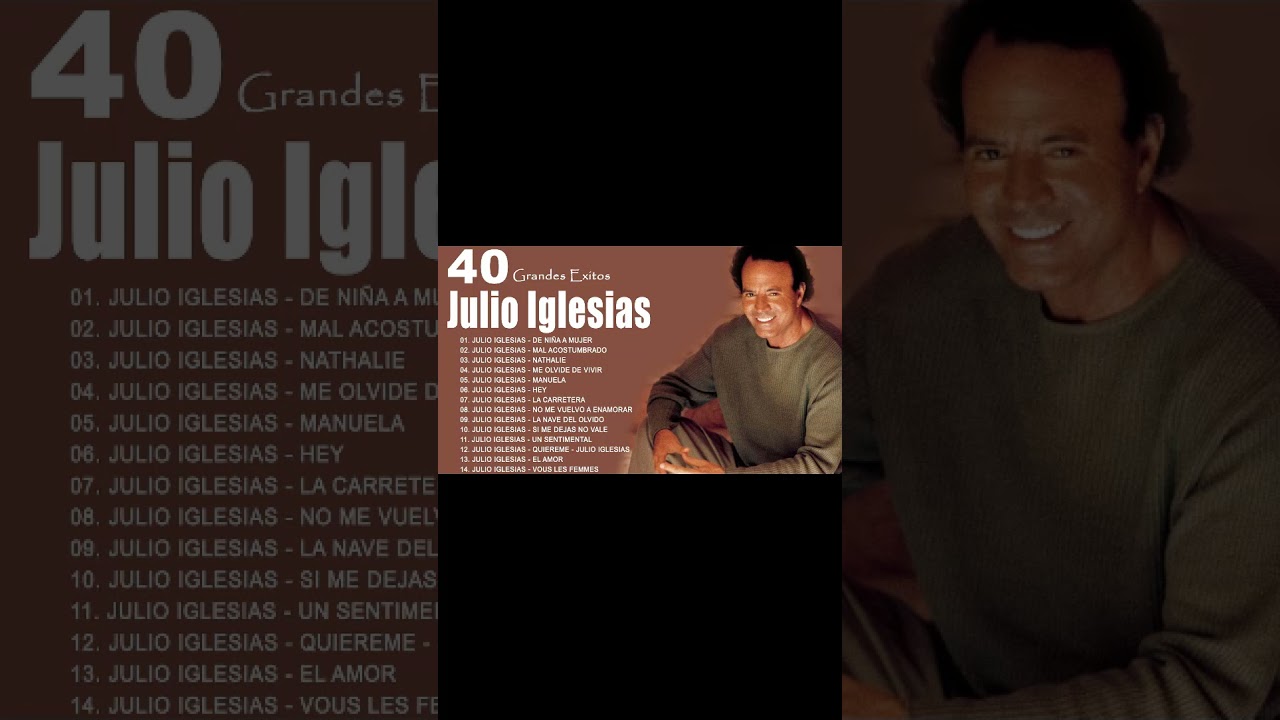 LAS MEJORES CANCIONES DE JULIO IGLESIAS | JULIO IGLESIAS EXITOS Sus Mejores Canciones