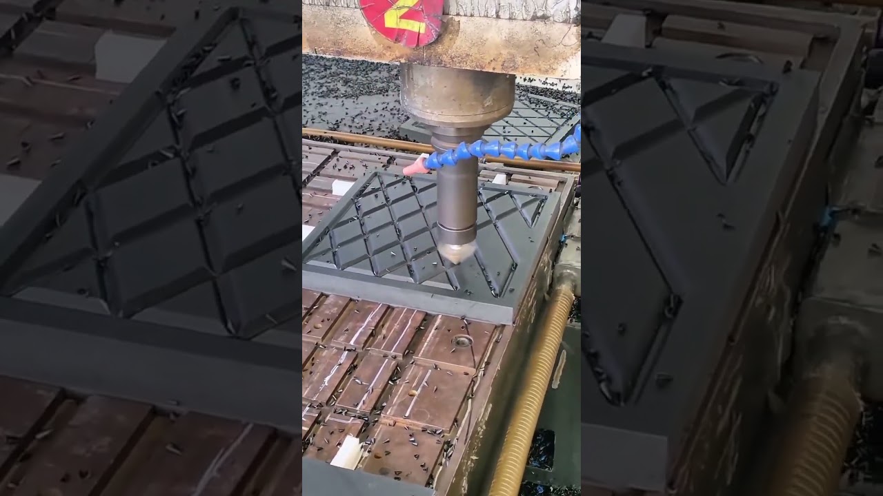 Automated Precision Milling Process on Durable Workpiece