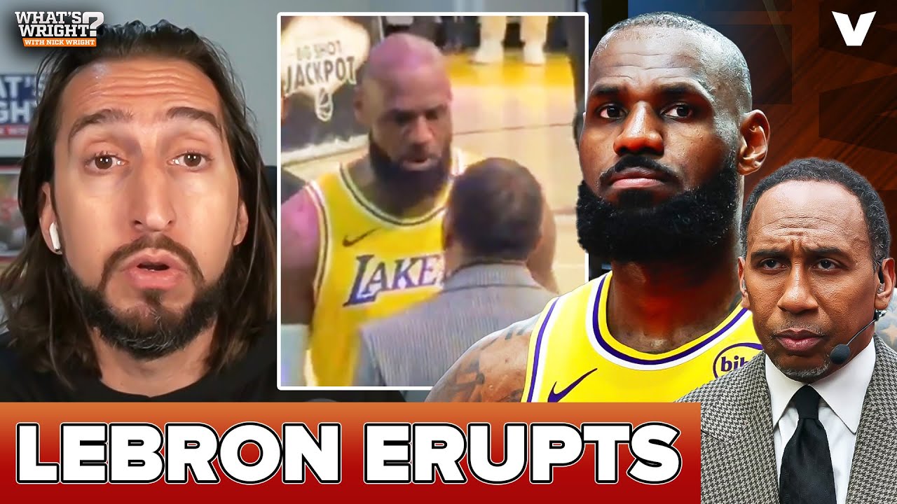 Nick Wright reacts to LeBron James' JUSTIFIED confrontation with Stephen A. Smith | What's Wright?