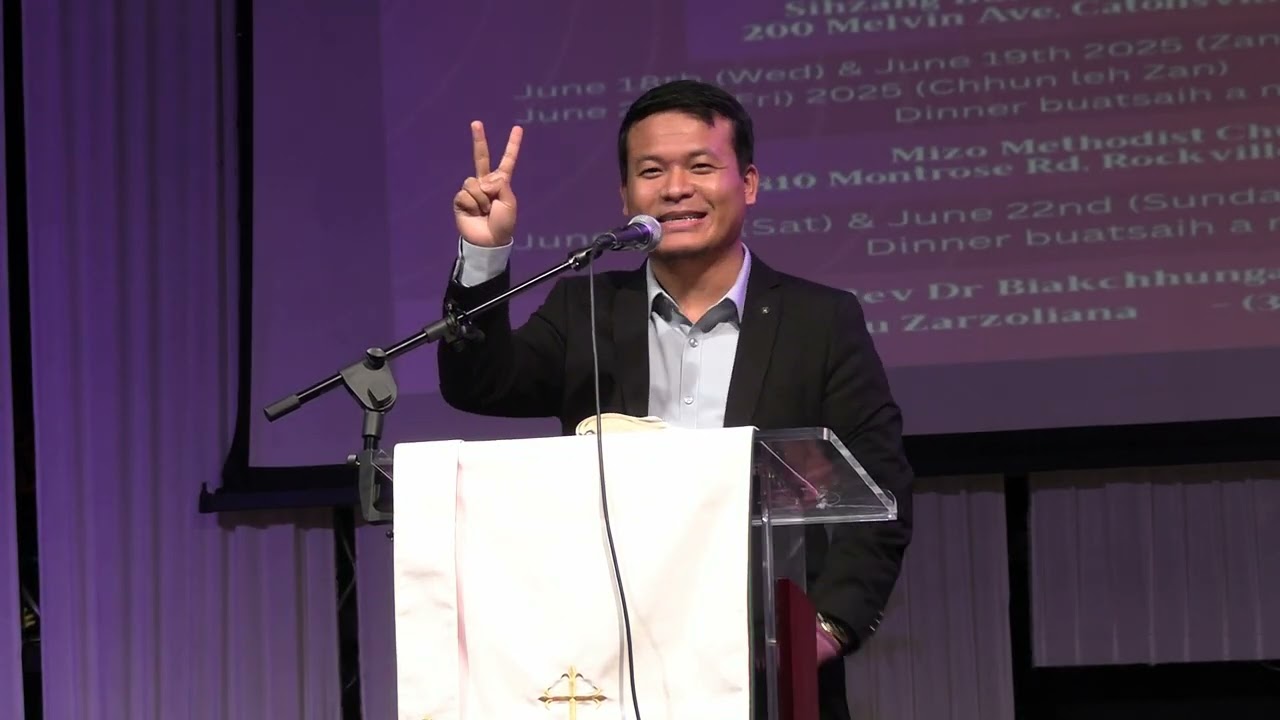 Speaker Frederick Lalrindika Sermon: NUN KRISTA (KRISTA TANA NUNG). June 18, 2025.